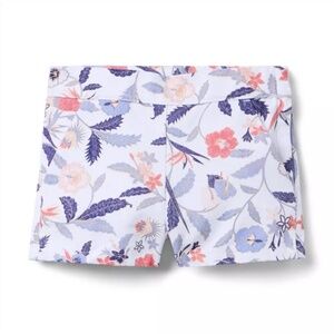 NWT Janie & Jack Floral Canvas Short